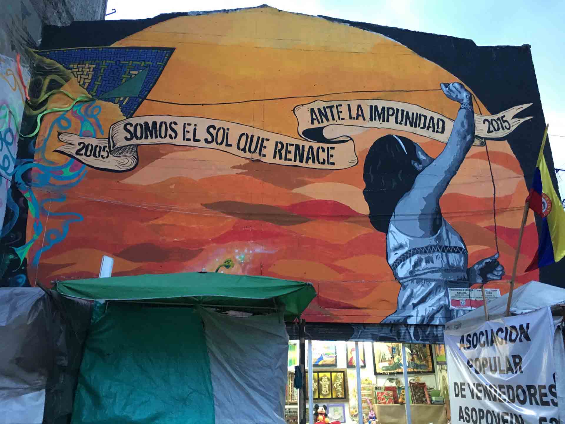 Mural in Colombia